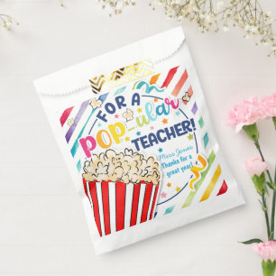 you make me pop thanks popcorn volunteer favour bags