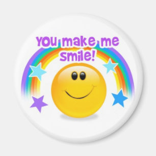 you make me smile! magnet