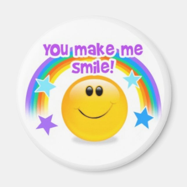 you make me smile! magnet (Front)