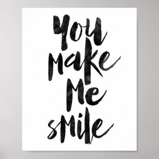 You Make Me Smile Poster