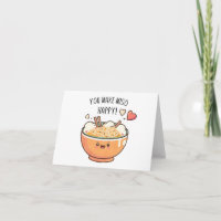 “You Make Miso Happy” Kawaii Soup Bowl