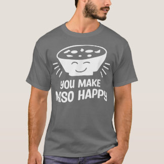 You Make Miso Happy Wedding Proposal Marriage Brid T-Shirt