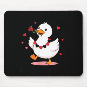 You Make My Heart Go Honk Funny Goose Valentine’s  Mouse Pad