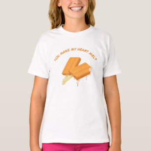 You Make My Heart Melt Orange Creamsicle Bars T-Shirt