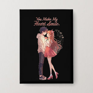 You Make My Heart Smile Anime Couple T-Shirt