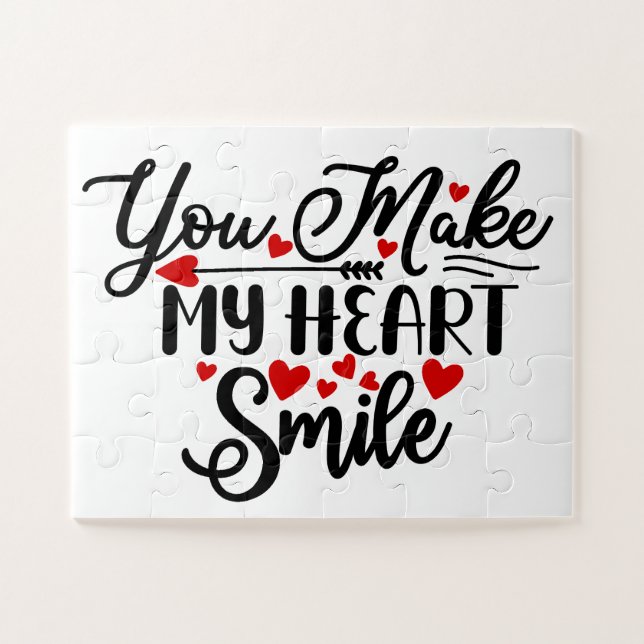 You Make My Heart Smile Jigsaw Puzzle (Horizontal)