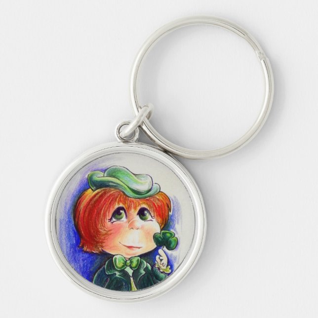 You Make My Irish Eyes Smile! Keychain (Front)