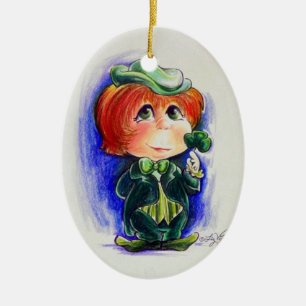 You Make My Irish Eyes Smile!! Oval  Ornament