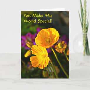 You Make My World Special-Friendship Day Card