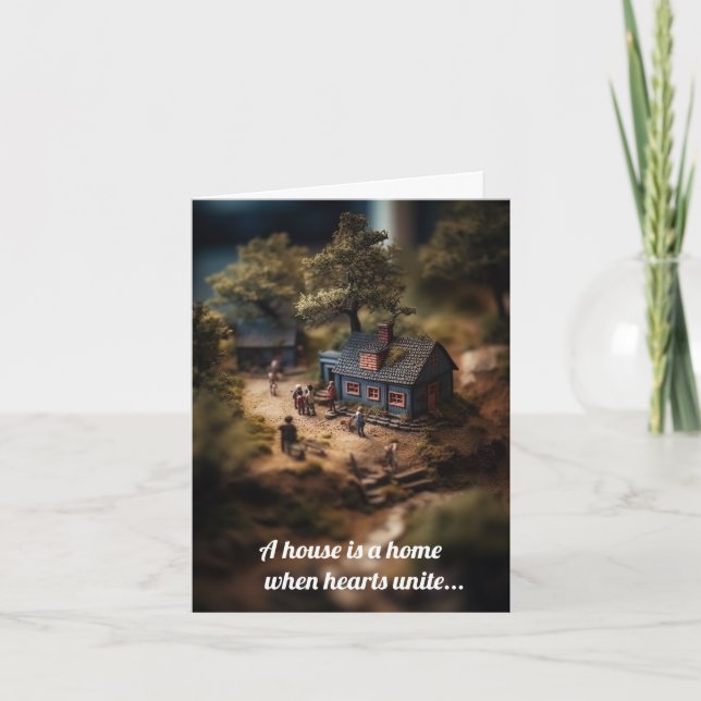 You make our house a home  card (Front)