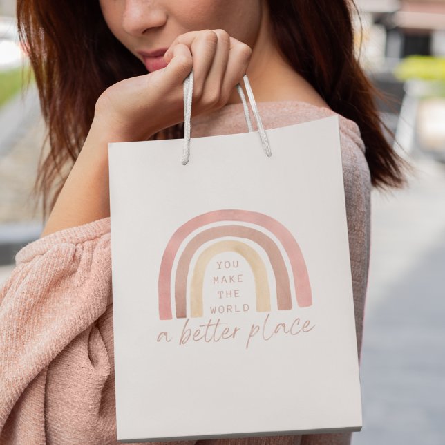 You Make The World A Better Place Gift Bag (Empower someone special with this, "You make the world a better place" gift bag! )