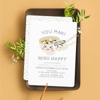 You Maki Miso Happy Miso Soup Sushi Roll Birthday