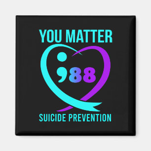 You Matter 988 Suicide Prevention Awareness Magnet