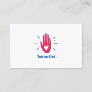 You matter business card