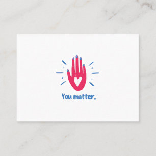 You matter business card