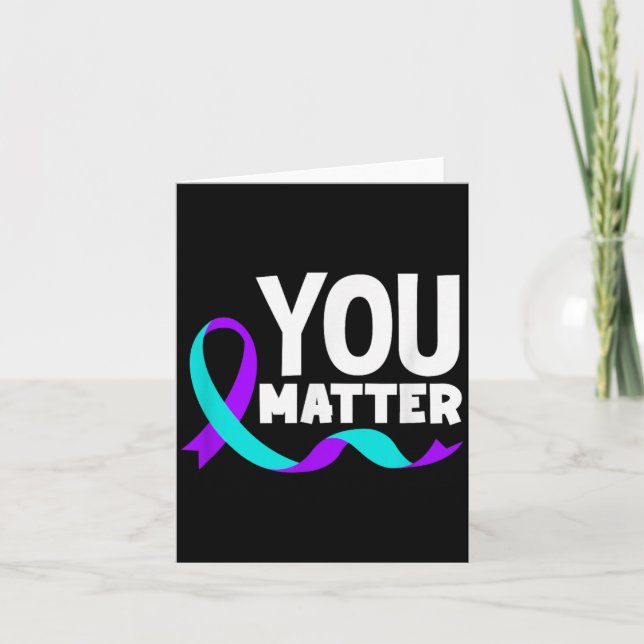 You Matter Prevention Awareness 1 Card (Front)