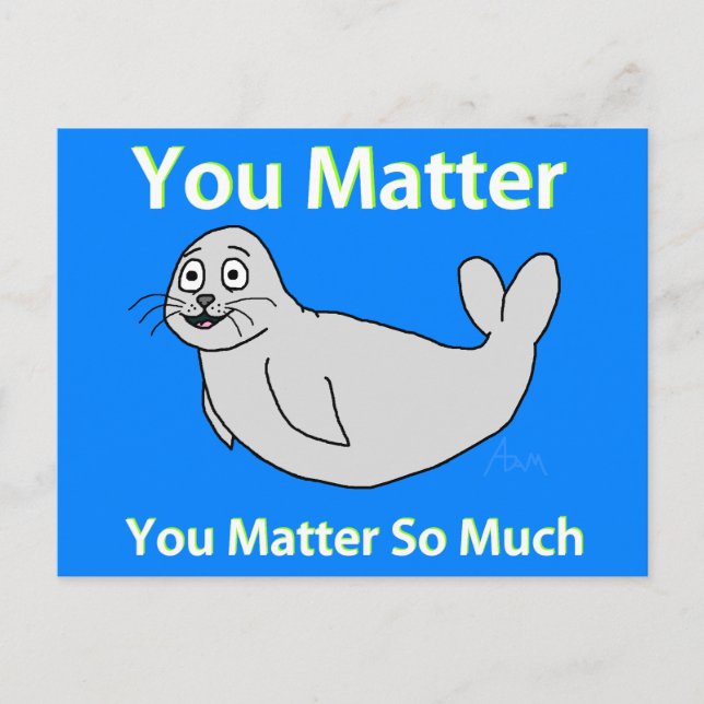 "You Matter So Much" Postcard (Front)