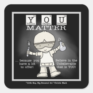 YOU Matter Square Sticker