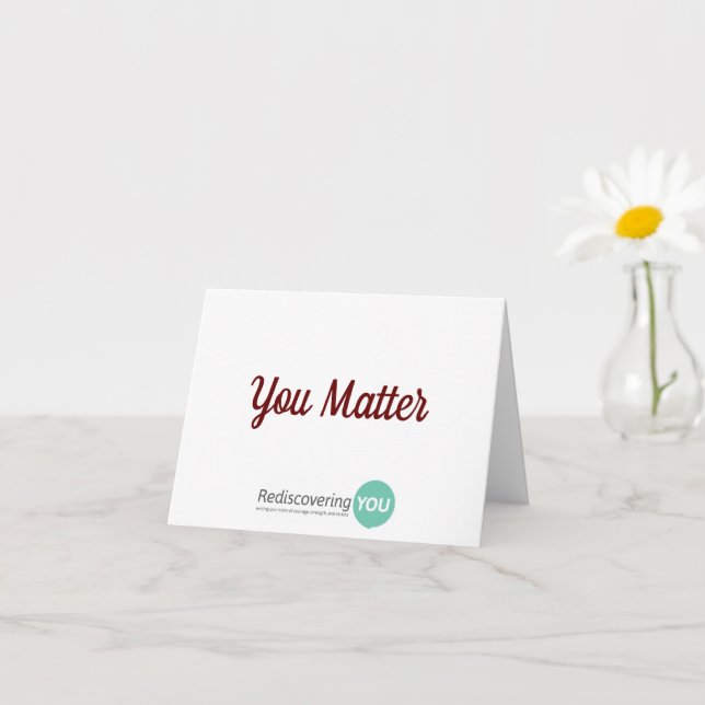 "You Matter" Stationary Card (Small Plant)