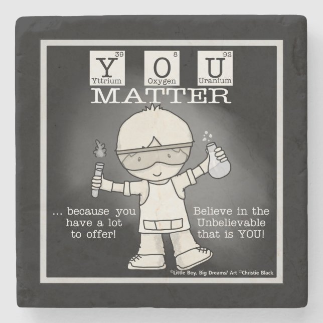 YOU Matter Stone Coaster (Front)