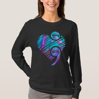You Matter Suicide Prevention Awareness Semicolon  T-Shirt