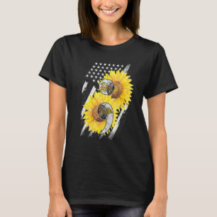 You Matter Sunflower American Flag Suicide Prevent T-Shirt