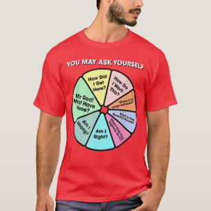 You May Ask Yours Classic 80s Pop Music Retro Pie T-Shirt