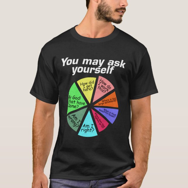 You May Ask Yourself Personal Introduction Decorat T-Shirt (Front)