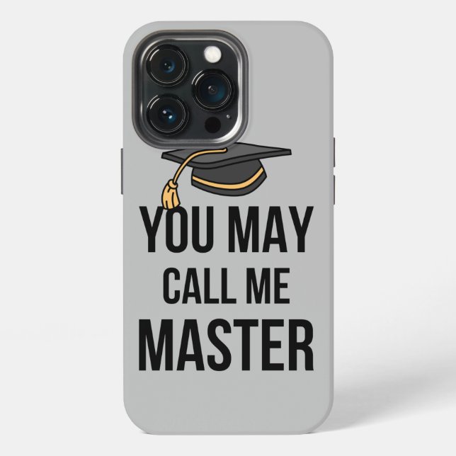 You May Call Me Master I iPhone Case (Back)