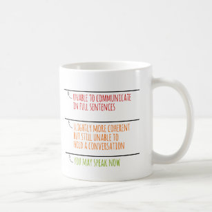 You May Speak Now Fill Lines Coffee Mug