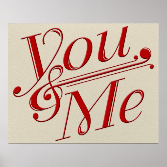 You & Me Poster Design (Front)