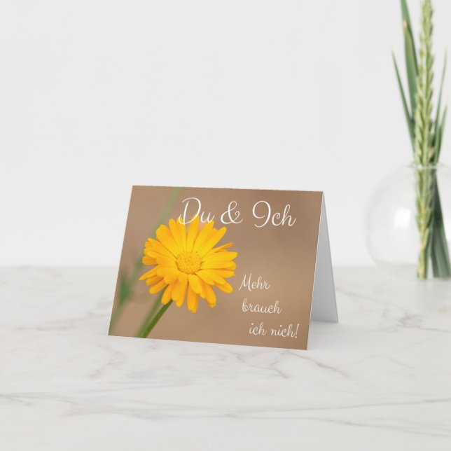 You & Me - That's all I need! Card (Front)