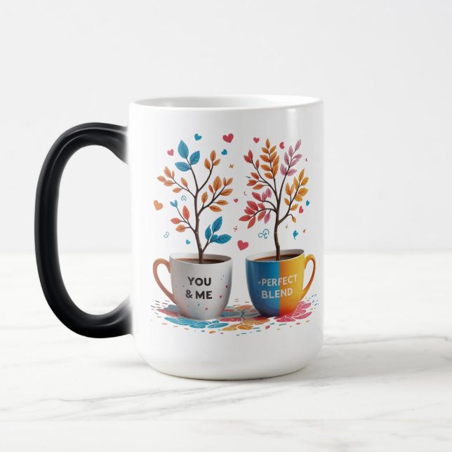 You & Me – The Perfect Blend | Colour-Changing Mor Magic Mug (Left)