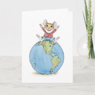 "You mean the world to me" Global Mouse Card