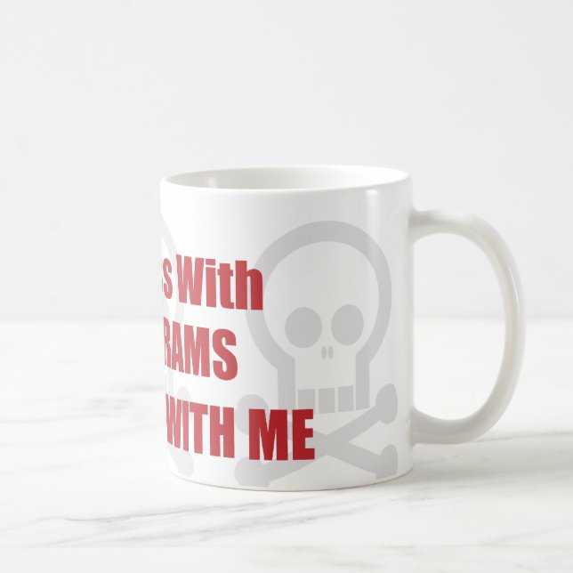 You Mess With Sonograms You Mess With Me Coffee Mug (Right)