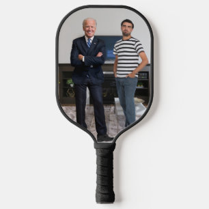 You Met President Joe Biden Add Your Photo Pickleball Paddle