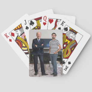 You Met President Joe Biden Add Your Photo Playing Cards
