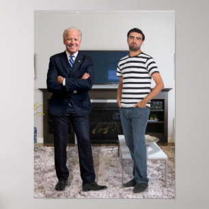 You Met President Joe Biden Add Your Photo Poster