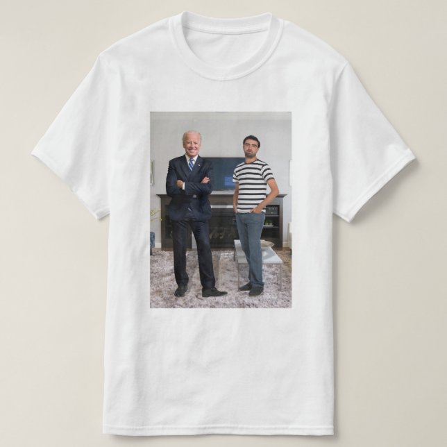 You Met President Joe Biden | Add Your Photo T-Shirt (Design Front)