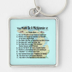 You Might Be A Michigander If: Key Ring