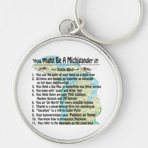 You Might Be A Michigander If: Key Ring
