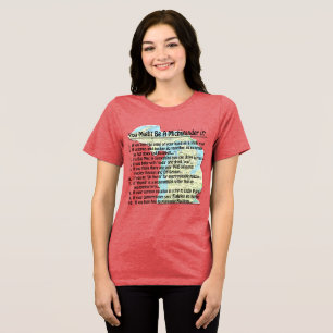 You Might Be A Michigander if: Tri-Blend Shirt