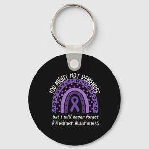 You Might Not Remember Alzheimer's awareness Month Key Ring