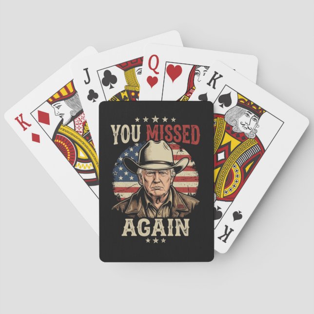 you missed again playing cards (Back)