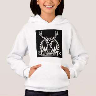 You Missed Skull Hoodie for Girls