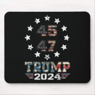You Missed Twice Western Trump Cowboy Trump 2025 U Mouse Pad