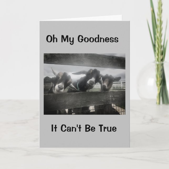 YOU MUST BE "KIDDING" YOU CAN'T BE "16" CARD (Front)