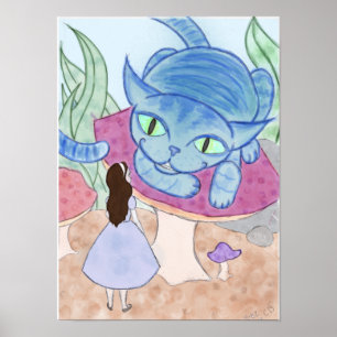 "You must be," said the Cat value  light bigger Poster