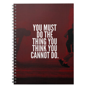 You Must Do - Workout Motivational Spiral Notebook