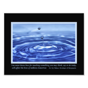 You Never Know Palmer Quote 11" x 8.5" Photo Print